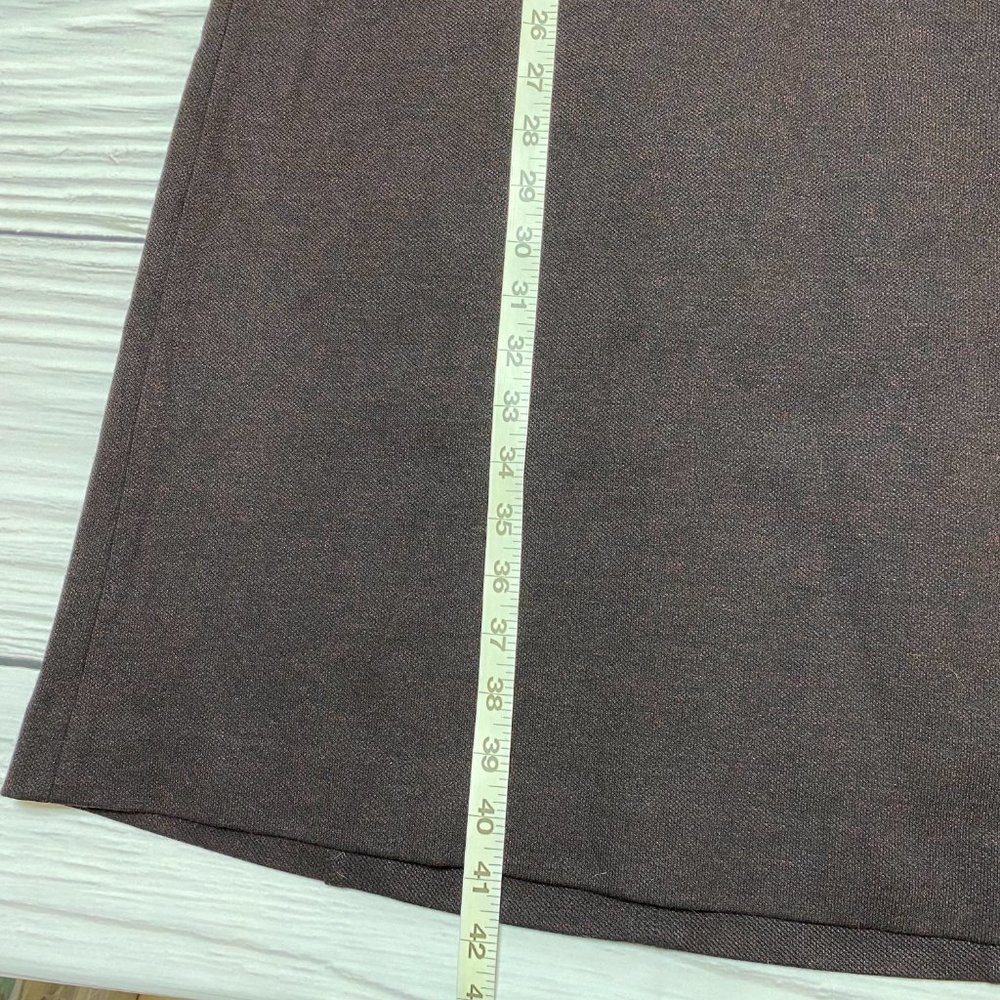 M.M. Lafleur Maggie Textured Ponte Dress Malbec - Picture 7 of 16